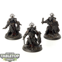 Space Marines - 3 Bladeguard Veterans - grundiert