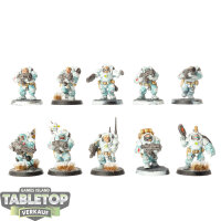 Leagues of Votann - 10x Hearthkyn Warriors - bemalt