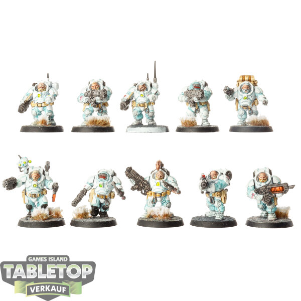 Leagues of Votann - 10x Hearthkyn Warriors - bemalt
