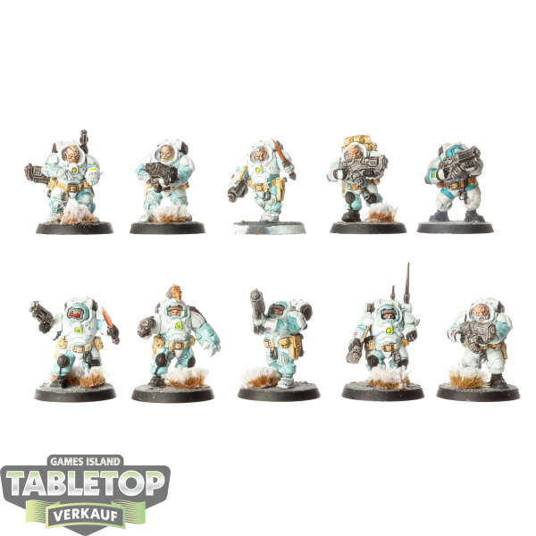Leagues of Votann - 10x Hearthkyn Warriors - bemalt