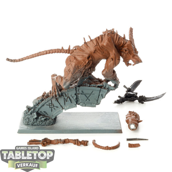Skaven - Warpgnaw Verminlord - teilweise bemalt