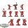 Chaos Space Marines - 10x Chaos Space Marines - teilweise bemalt