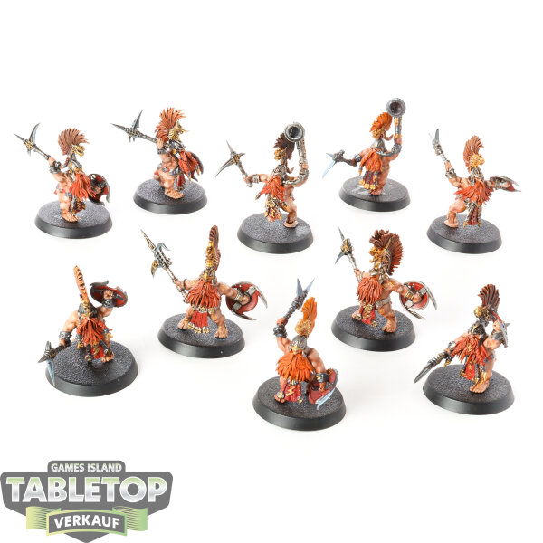 Fyreslayers - 10 Vulkite Berzerkers - bemalt