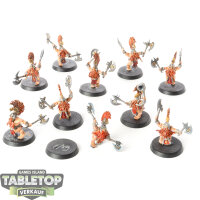 Fyreslayers - 10 Vulkite Berzerkers - bemalt