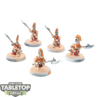 Fyreslayers - 5 Hearthguard Berzerkers - bemalt