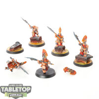 Fyreslayers - 5 Hearthguard Berzerkers - bemalt