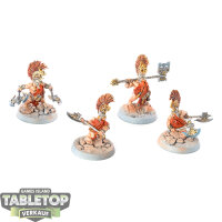 Fyreslayers - 4 The Chosen Axes - bemalt