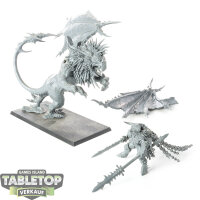 Warriors of Chaos - Chaos Lord on Manticore - unbemalt