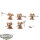 Protectorate of Menoth - 5 x Exemplar Bastions - bemalt