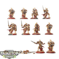 Protectorate of Menoth - 10 x Exemplar Errants - bemalt