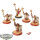 Protectorate of Menoth - 5 x Choir of Menoth - bemalt