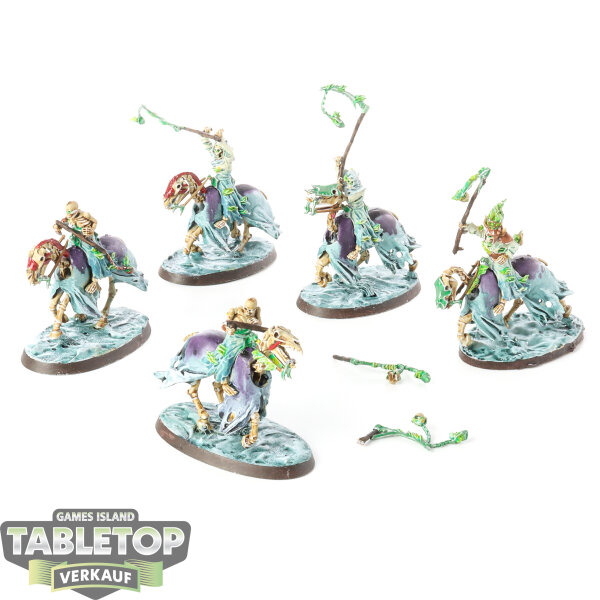 Nighthaunt - 5 Hexwraiths - bemalt