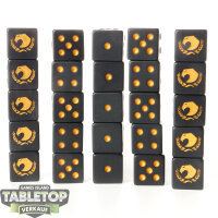 Adeptus Mechanicus - 25x Golden Eagle Dice - Square...
