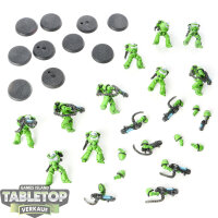 Space Marines - 10x Primaris Hellblasters - bemalt