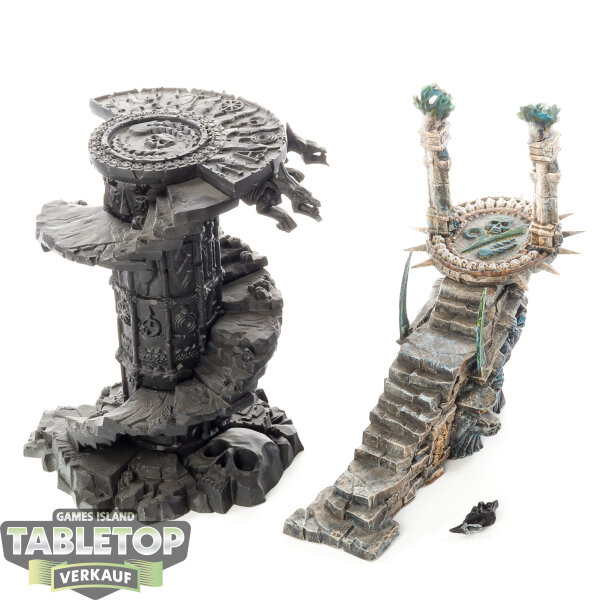 Gelände - Eternity Stair & Dreadfire Portal - teilweise bemalt