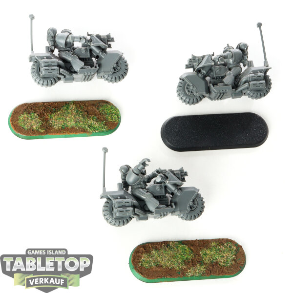 Space Marines - 3x Biker - unbemalt