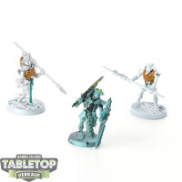 Necrons - 3x Lychguard - teilweise bemalt