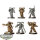 Chaos Space Marines - 6x Legionaries - teilweise bemalt