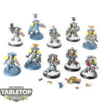 Space Wolves - 10x Grey Hunters - teilweise bemalt
