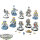 Space Wolves - 10x Grey Hunters - teilweise bemalt