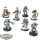 Space Wolves - 7x Marines - teilweise bemalt