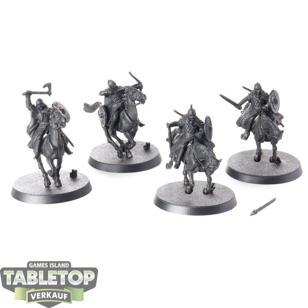 HdR Figuren - Gut - 4x Riders Of Rohan - grundiert