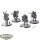 HdR Figuren - Gut - 4x Riders Of Rohan - grundiert