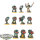 Dark Angels - 10 x Tactical Squad klassisch - bemalt