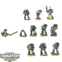Dark Angels - 10 x Tactical Squad klassisch - bemalt