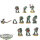 Dark Angels - 10 x Tactical Squad klassisch - bemalt