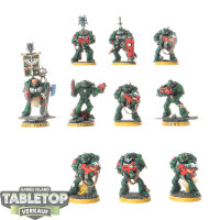 Dark Angels - 10 x Tactical Squad klassisch - bemalt