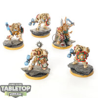 Dark Angels - 5 x Deathwing Terminator Squad - bemalt