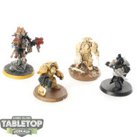 Dark Angels - 4 x Deathwing Terminator Squad - teilweise...