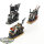 Dark Angels - 3 x Ravenwing Black Knights - teilweise bemalt