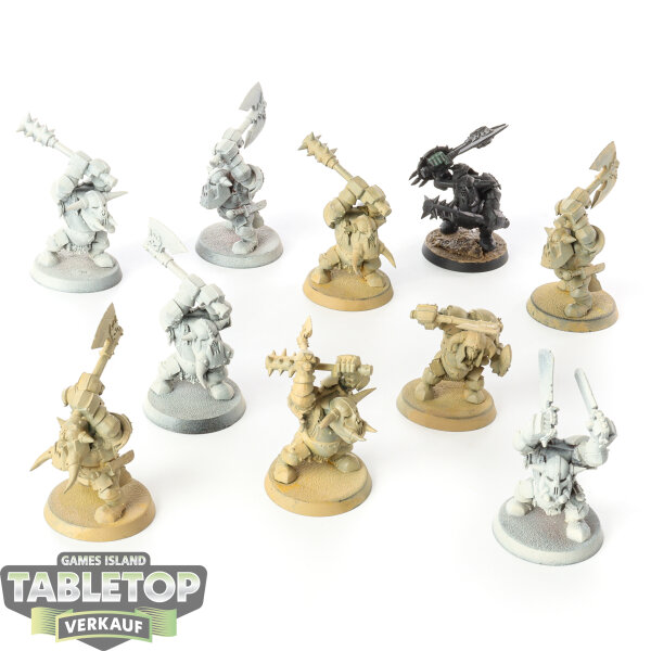 Orruk Warclans - 10x Ardboyz Klassisch - grundiert