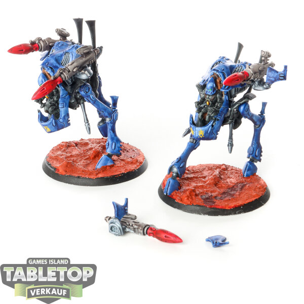 Aeldari - 2x War Walkers - bemalt
