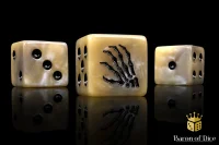 Baron of Dice - Skeletons Rising 16mm Square Corner Dice...