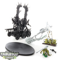 Skaven - Plague Priest on Plague Furnace - unbemalt