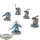 Space Wolves - 5 x Wolf Guard Terminators - teilweise bemalt
