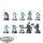 Space Wolves - 10 x Grey Hunters - teilweise bemalt