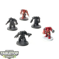 Chaos Space Marines - 5x Chaos Terminator Squad -...