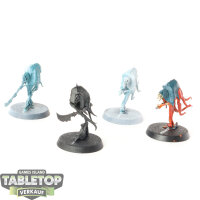 Nighthaunt - 4x Glaivewraith Stalkers - teilweise bemalt