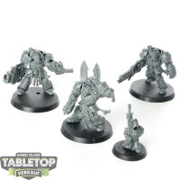 Dark Angels - 3 Deathwing Terminator Squad - unbemalt