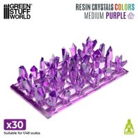 Green Stuff World - Purple Resin Crystals - Medium