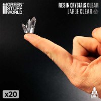 Green Stuff World - Clear Resin Crystals - Large