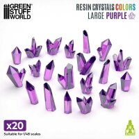 Green Stuff World - PURPLE Resin Crystals - Large