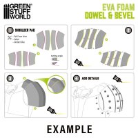 Green Stuff World - EVA foam bevels - Triangle 15 mm