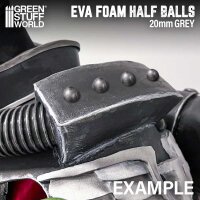 Green Stuff World - EVA Foam Half Balls 20mm (pack x20)