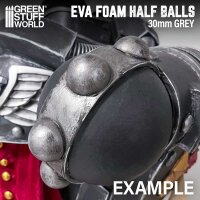 Green Stuff World - EVA Foam Half Balls 30mm (pack x20)