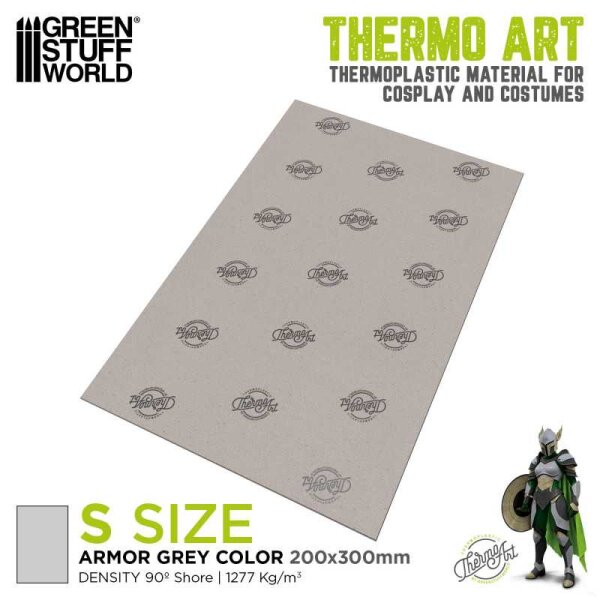 Green Stuff World - ThermoArt Armor Grey 200x300 mm (S)